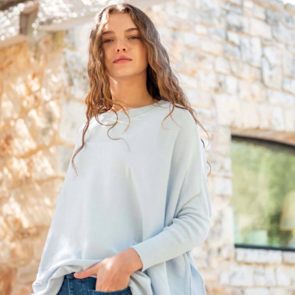 MERSEA The Catalina Travel Sweater Sky